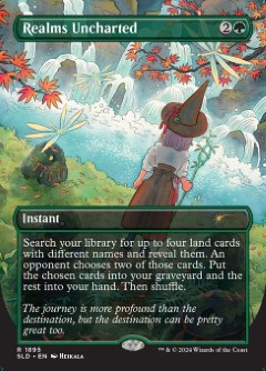 Realms Uncharted Secret Lair Drop - The Little Witch Art